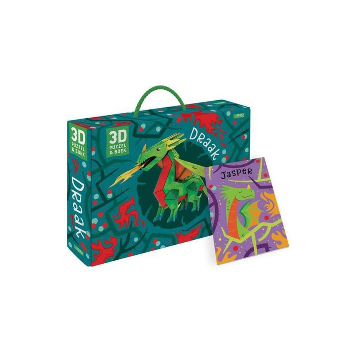 Rebo éditeurs rebo dragon - livre + modèle 3d