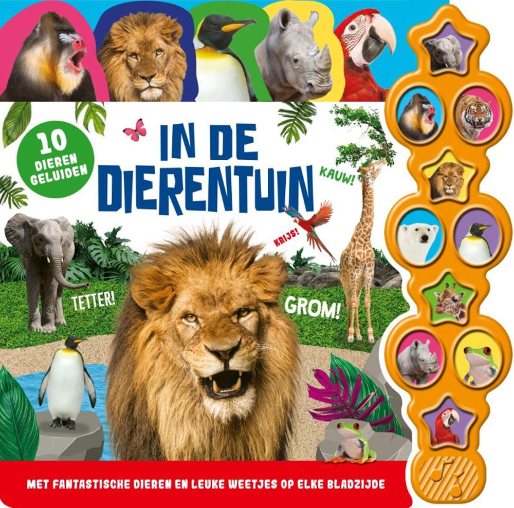 Livre livre de sons au zoo