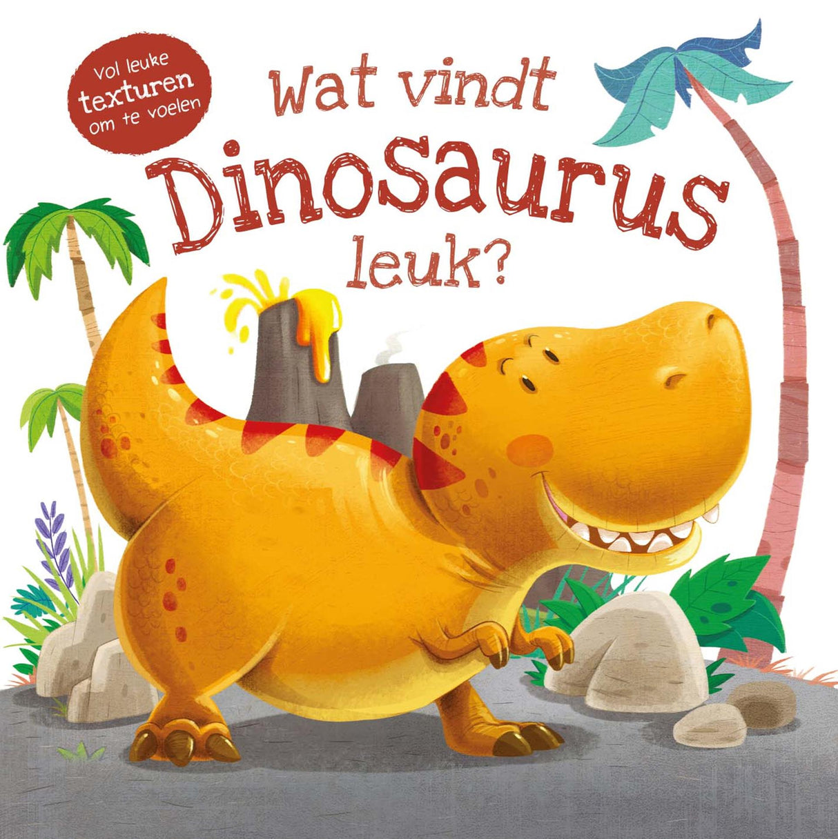 Livre tactile des éditeurs Rebo - qu'est-ce que les dinosaures aiment ?