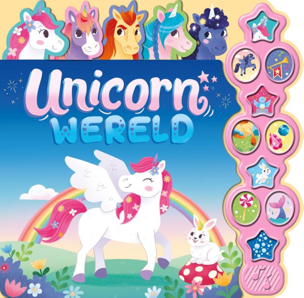 Rebo éditeurs Le monde de la licorne - Livre de 10 sons