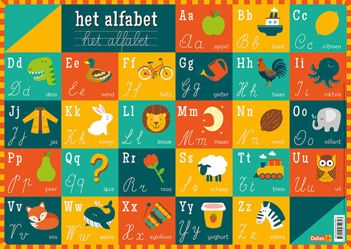 Tapis éducatif Deltas - l'alphabet