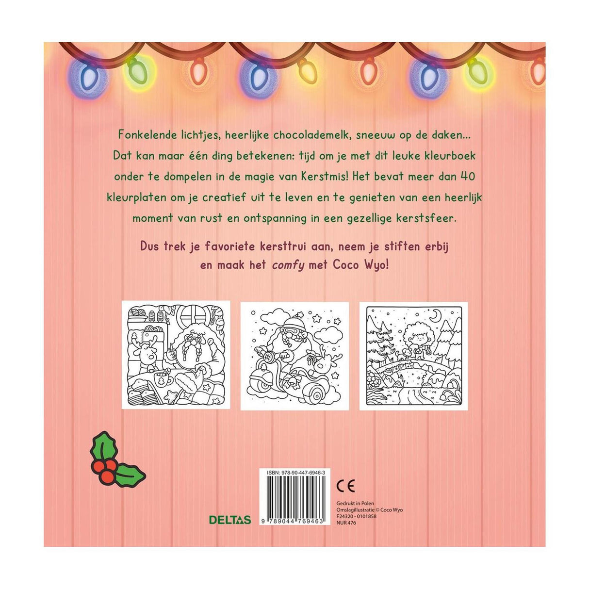 Deltas douillet Noël mignon livre de coloriage confortable