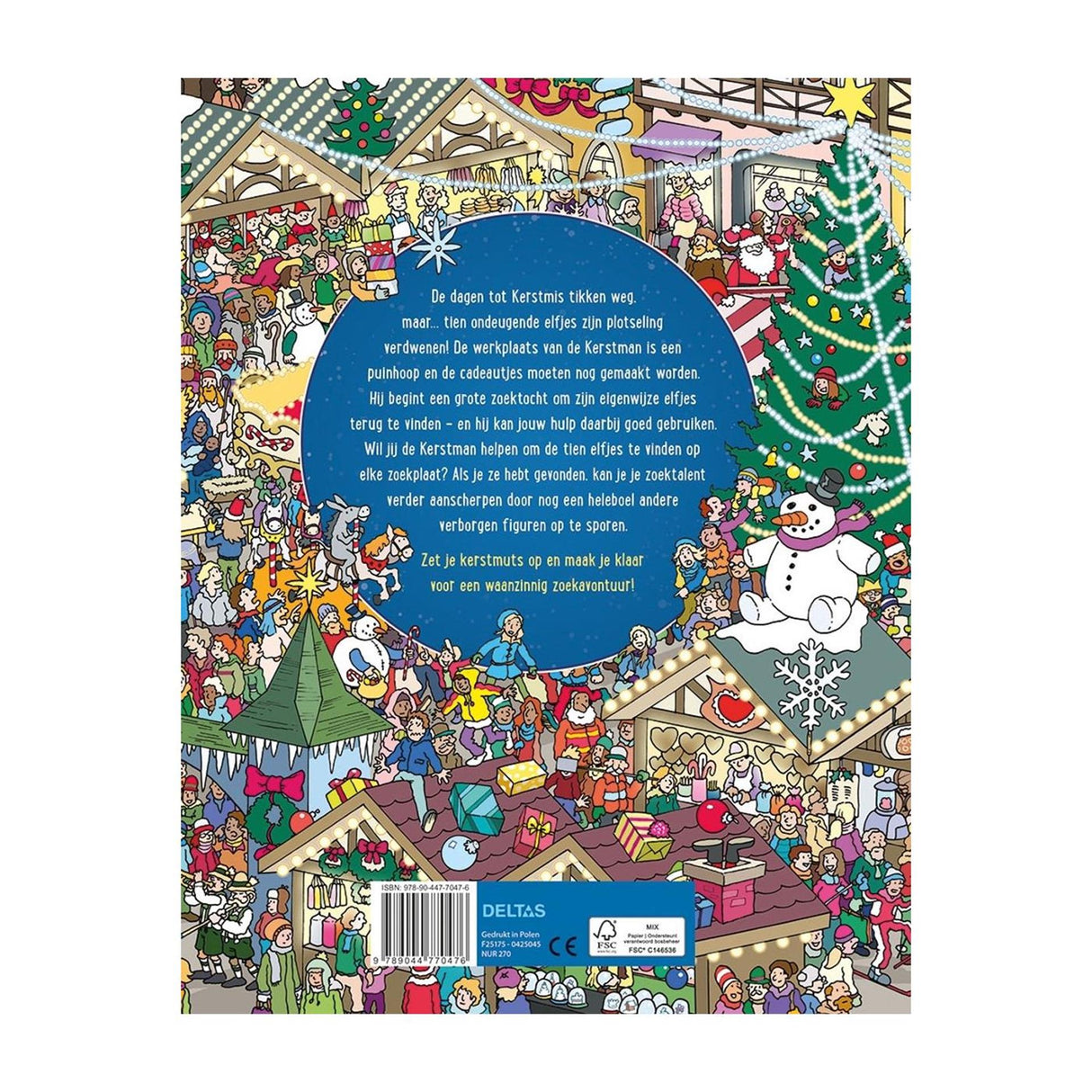Deltas où sont les lutins de Noël ? regarde le livre de recherche
