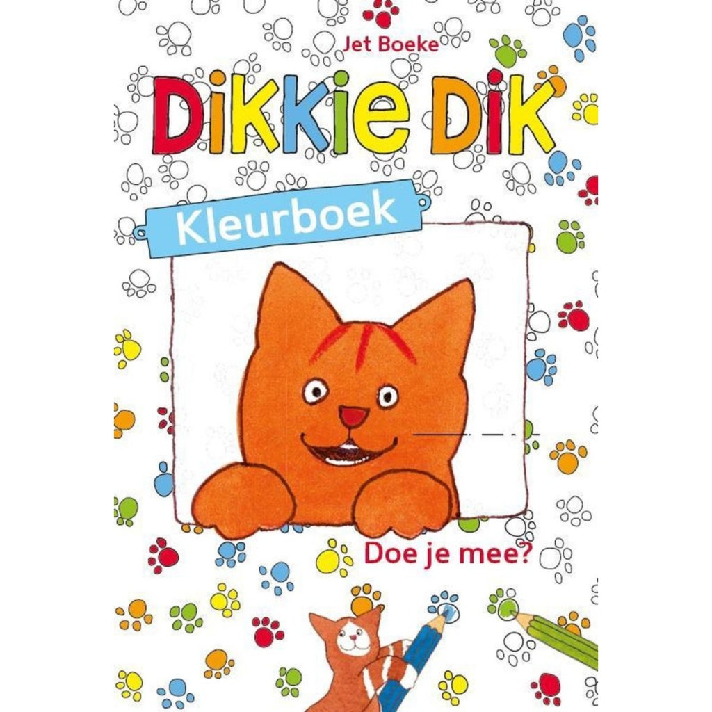 Gros ballon dikkie dik - livre de coloriage