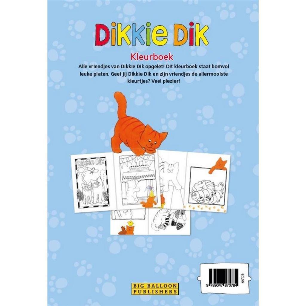 Gros ballon dikkie dik - livre de coloriage