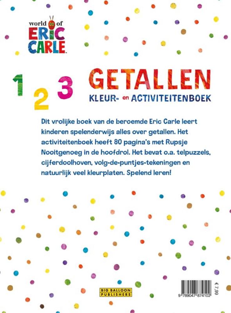 Grand monde de ballons des numéros d'Eric Carle