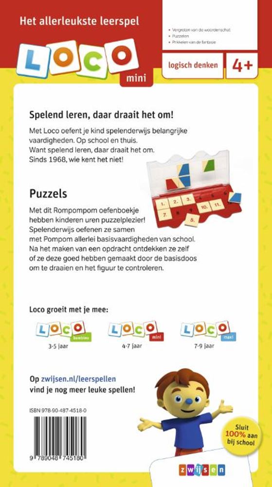 WPG Publishers Puzzles Mini Loco Rompompom (4-6 ans)