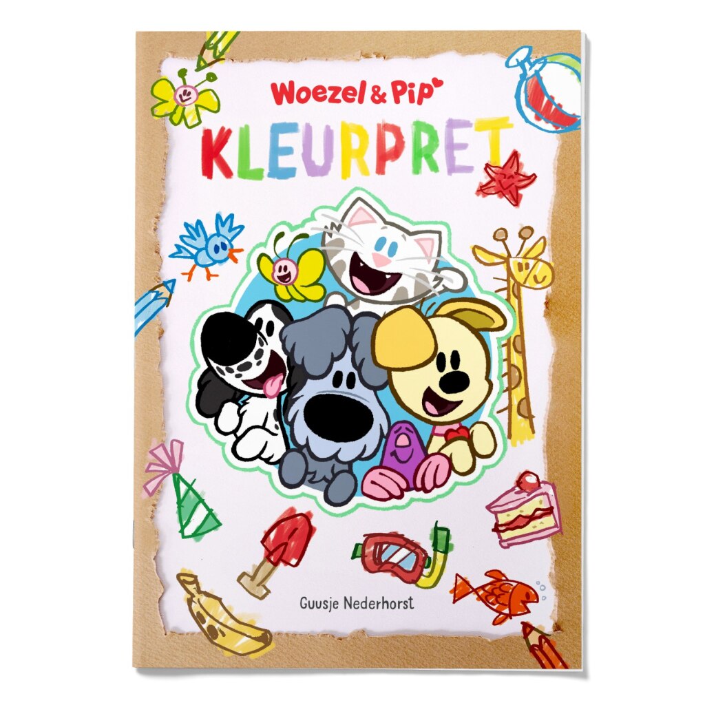 Woezel et pip et pip livre de coloriage amusant à colorier