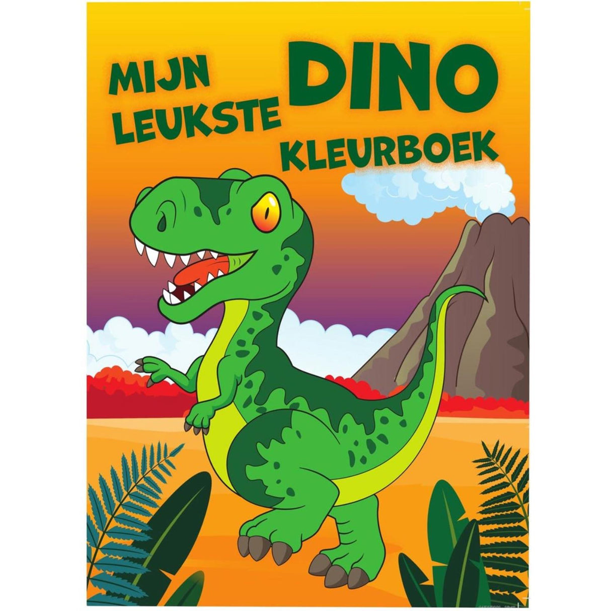 Mon livre de coloriage Dino le plus mignon, 48 pages.