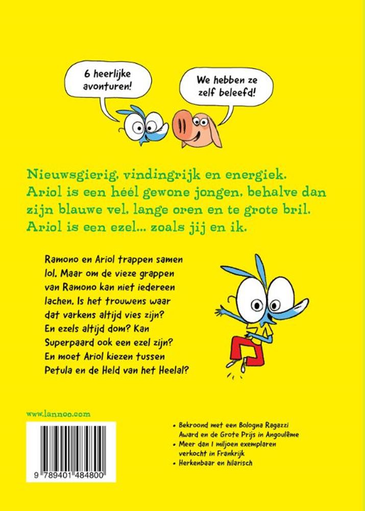Ariol un âne comme toi et moi - livre jeunesse | 2 pièces