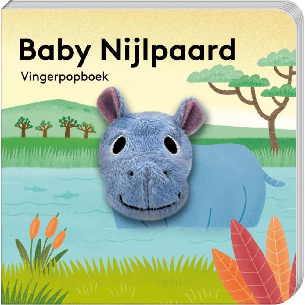Livres d'images, livre de marionnettes à doigt, bébé hippopotame sauvage