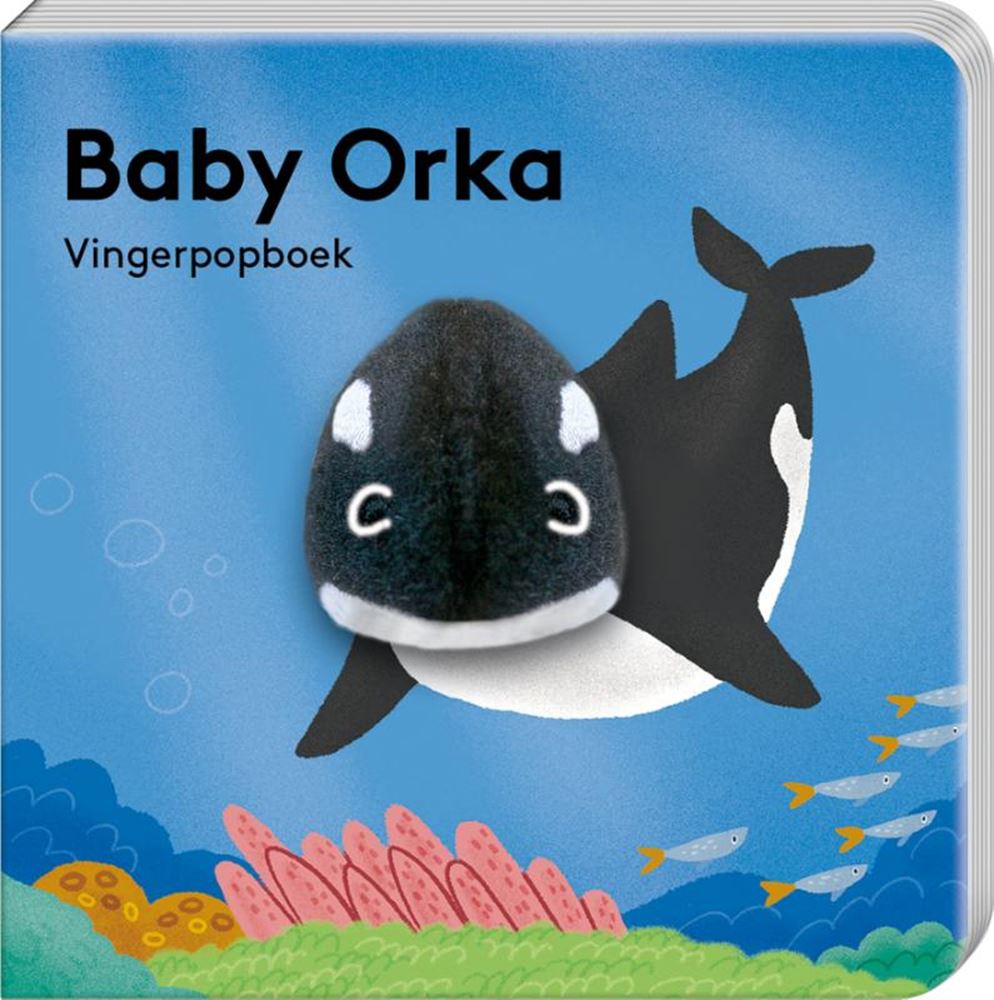 Livre de marionnettes à doigt bébé épaulard. 1+