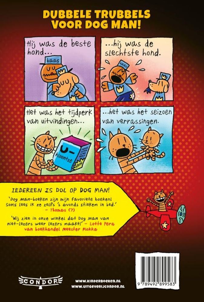 Livre de base L'homme chien et le chat cloné