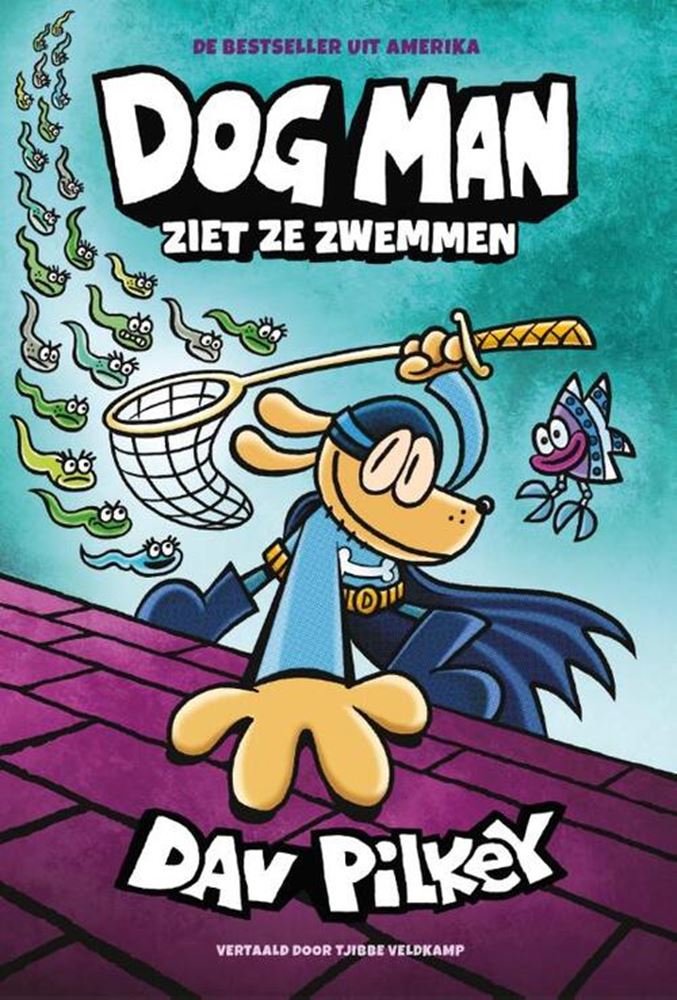 Livre de base Dog Man, partie 8 Dog Man les voit nager