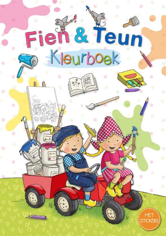Livre de coloriage Fien Teun des éditeurs Wpg. 2+