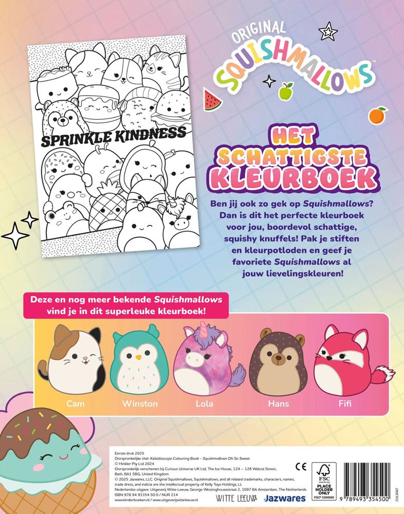 Le livre de coloriage officiel des Squishmallows