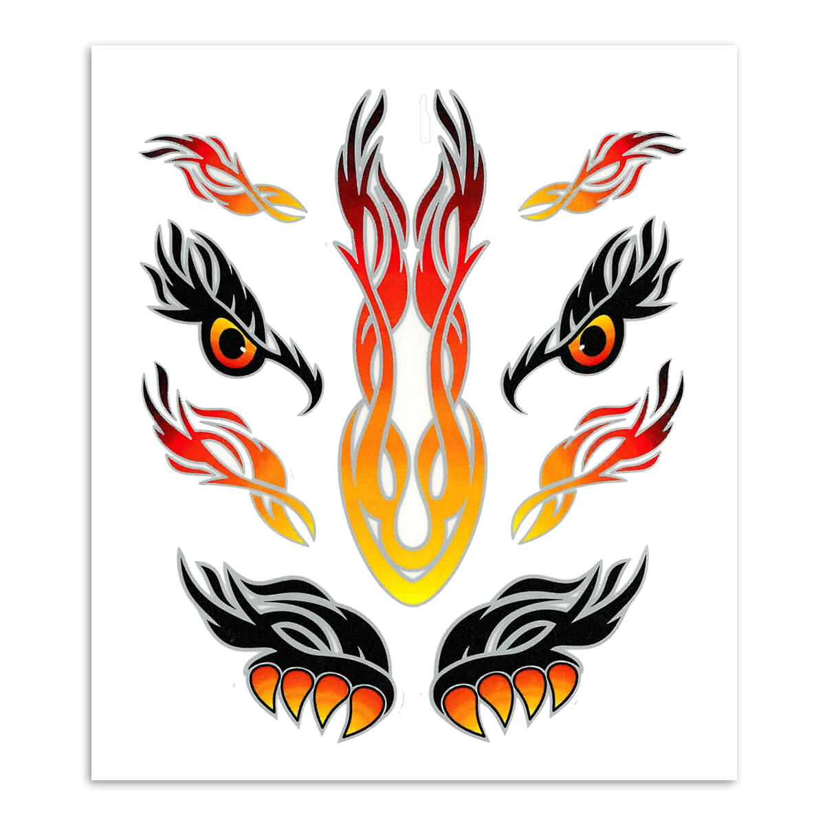 Autocollant Set Tribal Eyes Tribal Sticker