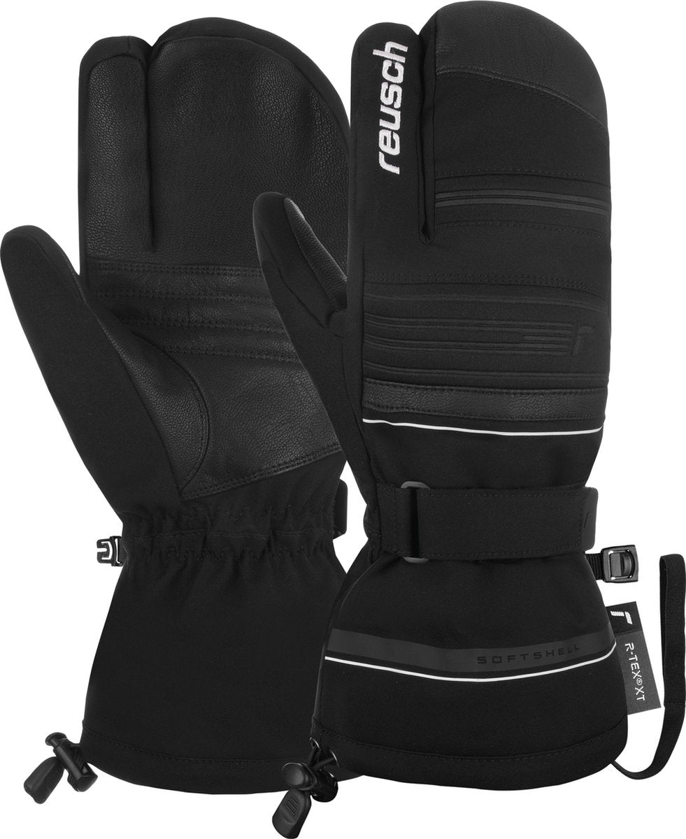 Gants de sports d'hiver unisexes Reusch Conan R-Tex® Xt Lobster - noir - blanc
