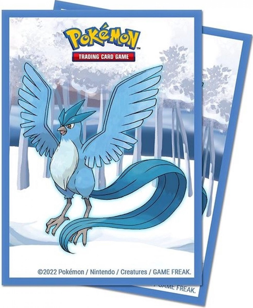 Ultrapro ultra pro - Pokémon TCG - Pack de 65 pochettes pour cartes de taille standard - Articuno (63 x 89 mm)