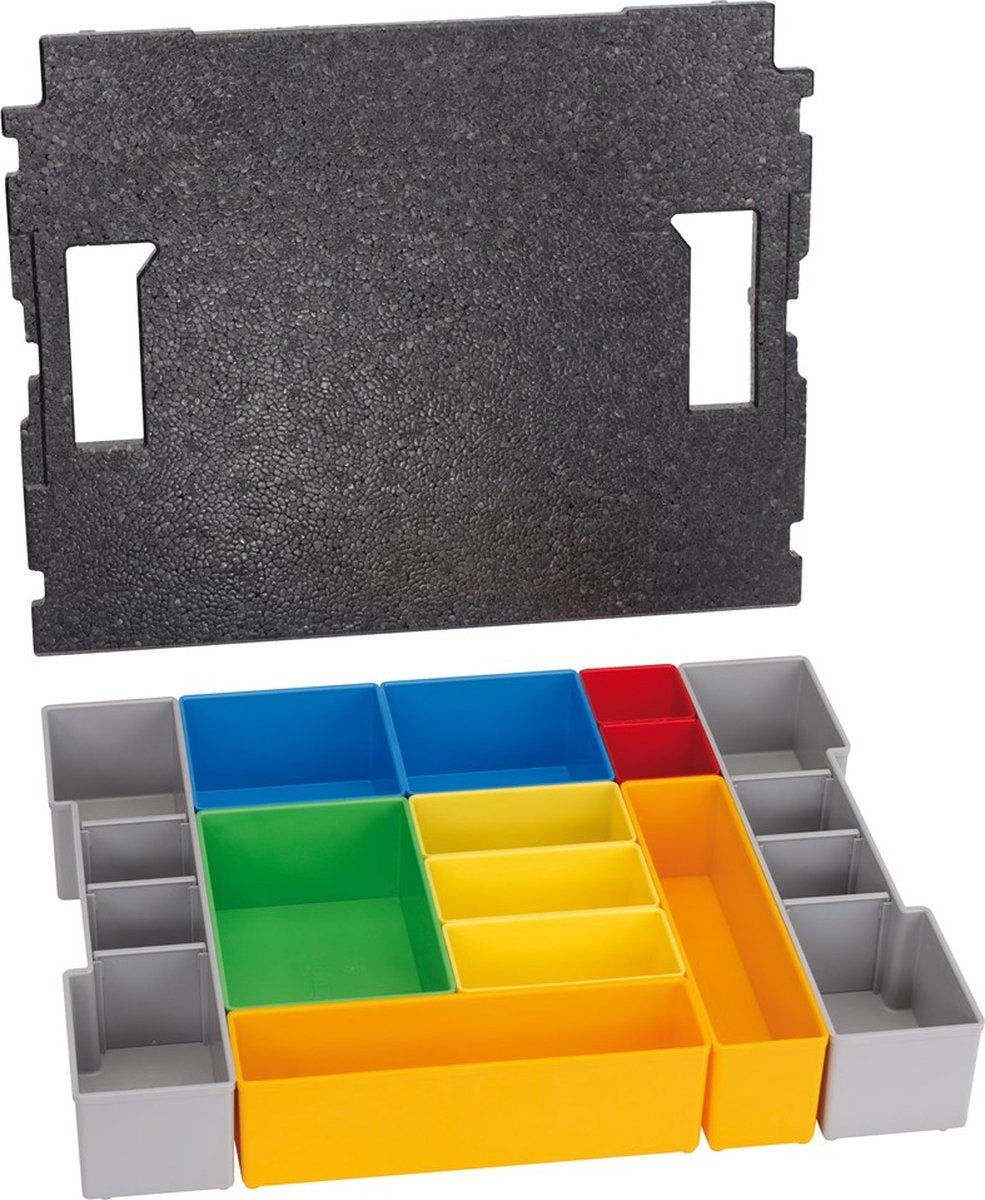 Boîtes d'insertion professionnelles Bosch pour l-boxx 102 12 pièces - 1600a016n9