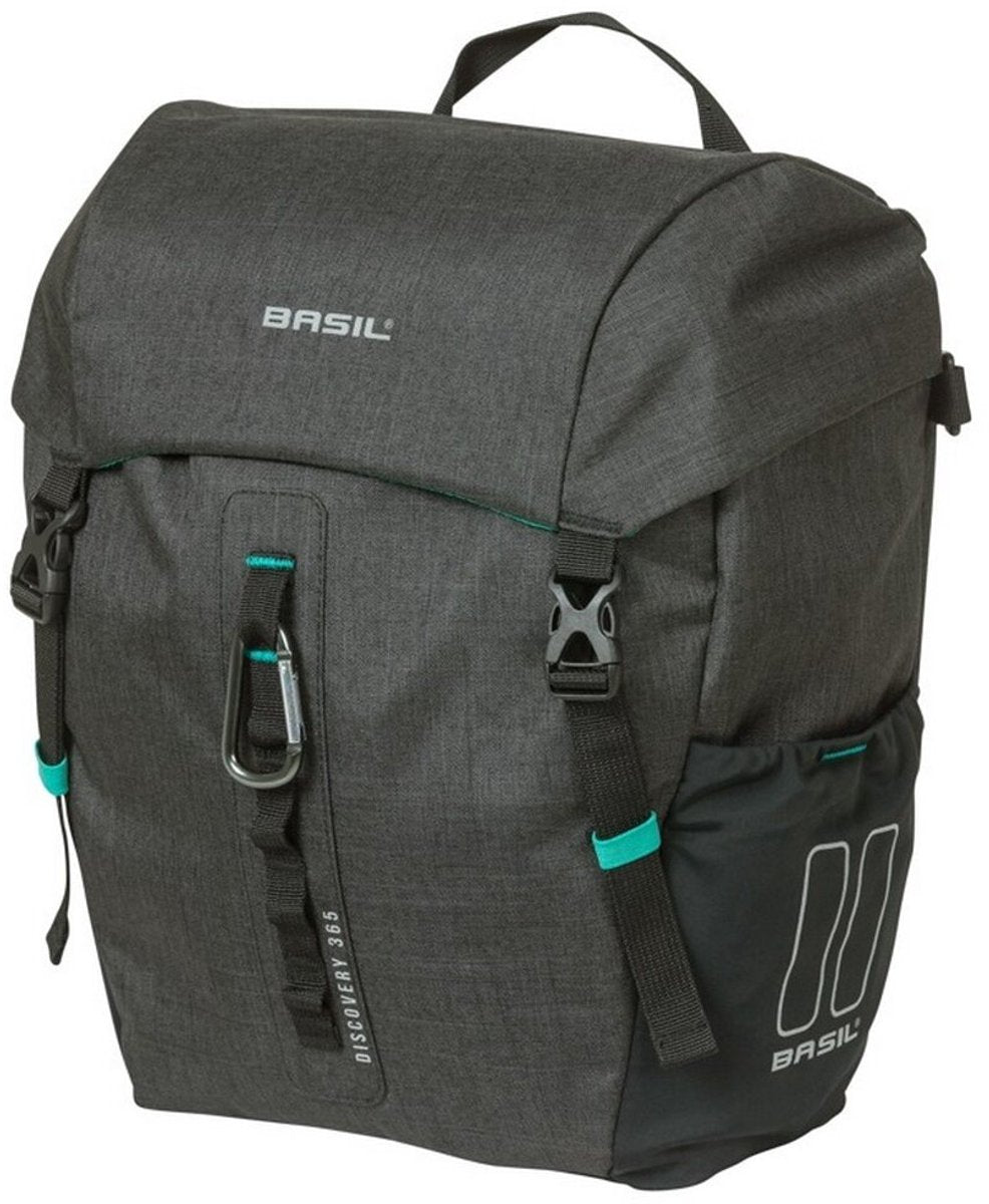 Basil Discovery 365D Sac à vélo unique M - léger, compact, étanche - noir