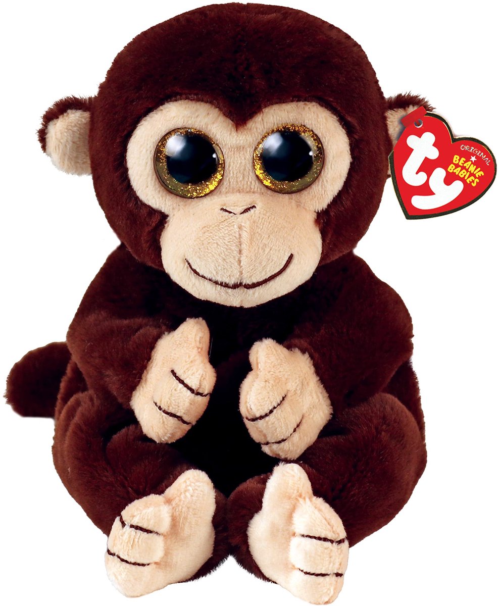 Ty beanie babies matteo singe - peluche - 15 cm