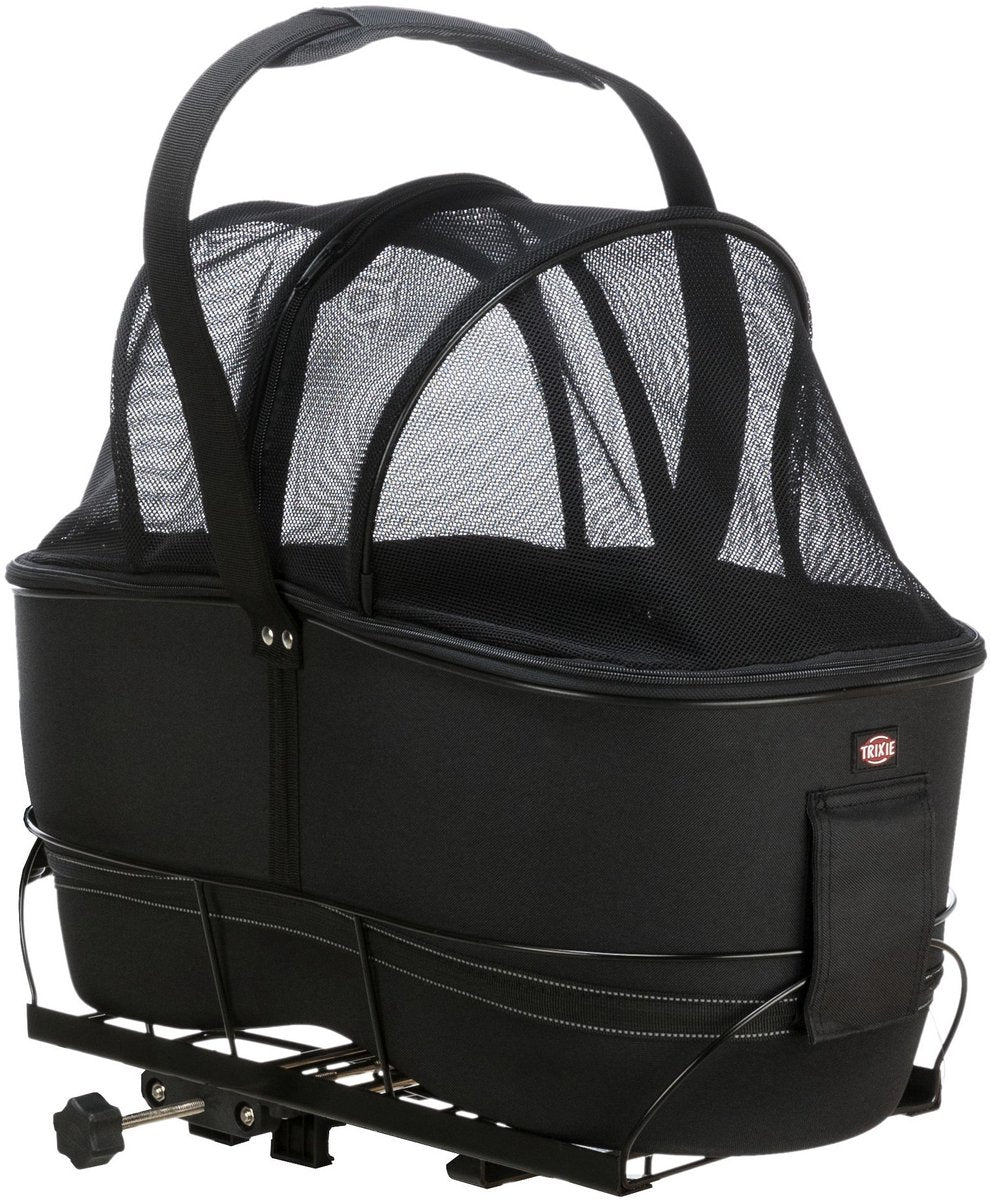 Trixie panier à vélo porte-bagages large noir