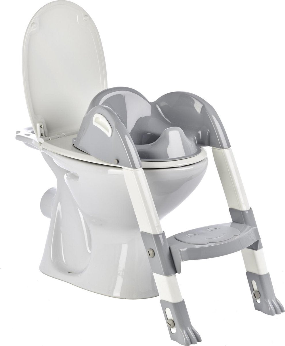Konges sløjd thermobaby réducteur de toilette avec marches kiddyloo gris