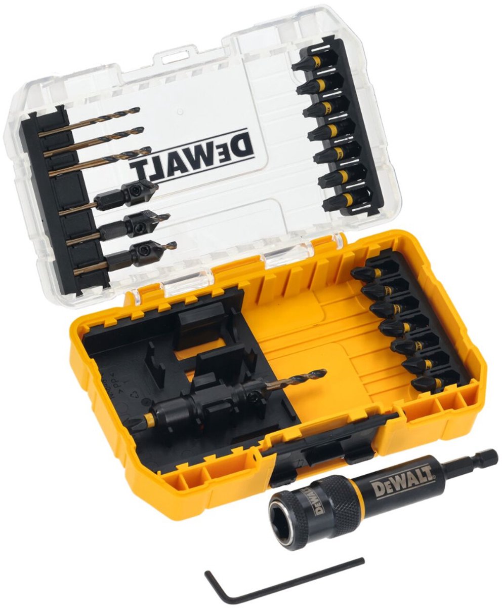 Dewalt Flip Drive - jeu de forets et d'embouts - 15 pièces - prêt à l'impact