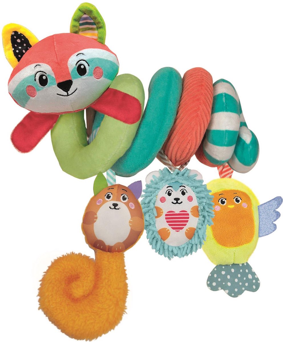 Clementoni Baby Tissu Pram Spiral Raccoon