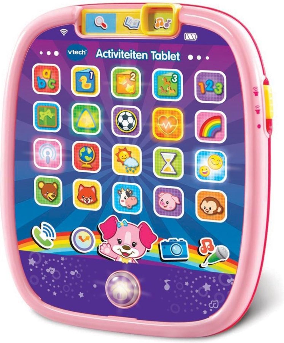 Vtech tablette d'activité bébé - jouets éducatifs - ordinateur jouet enfant - formes, chiffres plus - de 9 à 36 mois
