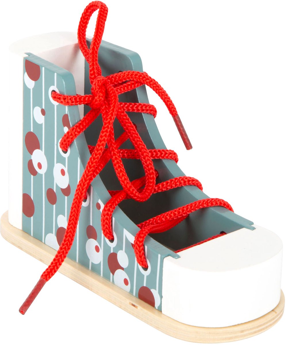 Small foot - chaussure à lacets en bois avec lacet