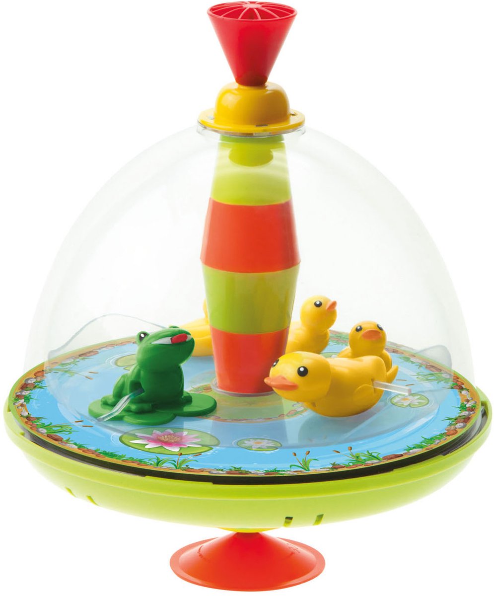Lena fait tourner des animaux avec de la musique - des jouets colorés pour les tout-petits et les enfants d'âge préscolaire.