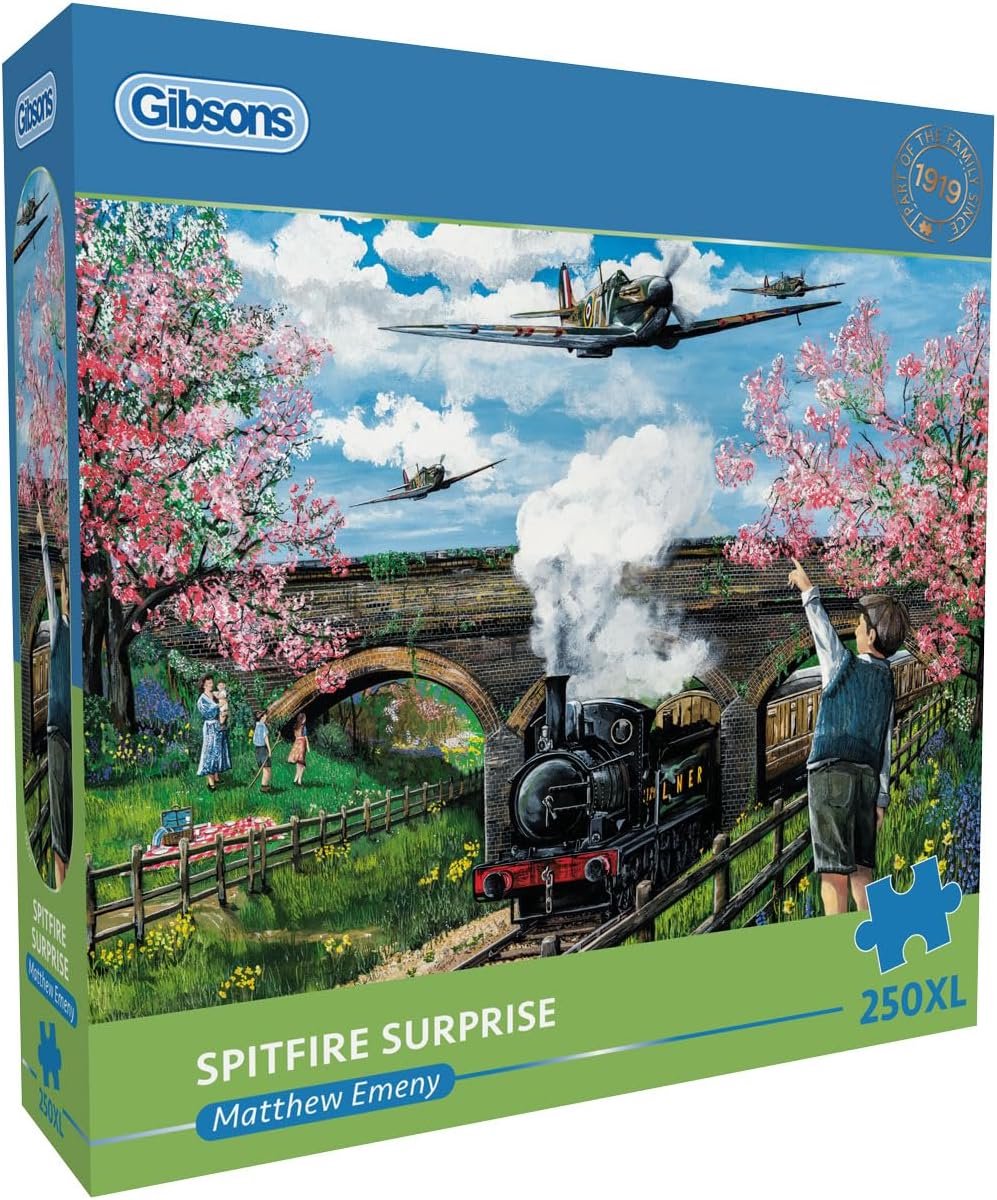 Gibsons - spitfire surprise (spitfire surprise) - mathey emeny - 250xl pièces - 48×34cm - puzzle pour adultes