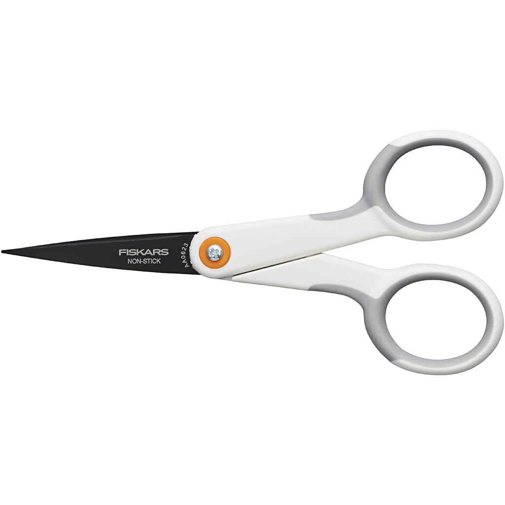 Creativ company fiskars ciseaux généraux antiadhésifs, l: 12 cm, droitier, 1 pièce