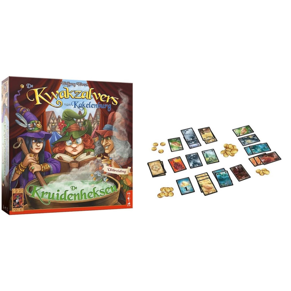 999games 999 games les charlatans de Kakelenburg : le jeu de société des sorcières aux herbes