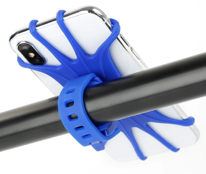 Support de téléphone EZ Fit 360 ° Bleu silicone