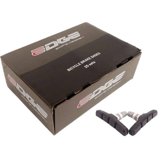 Jeu de plaquettes de frein Edge avec hexagone pour v-brake - 70mm - (25 paires)