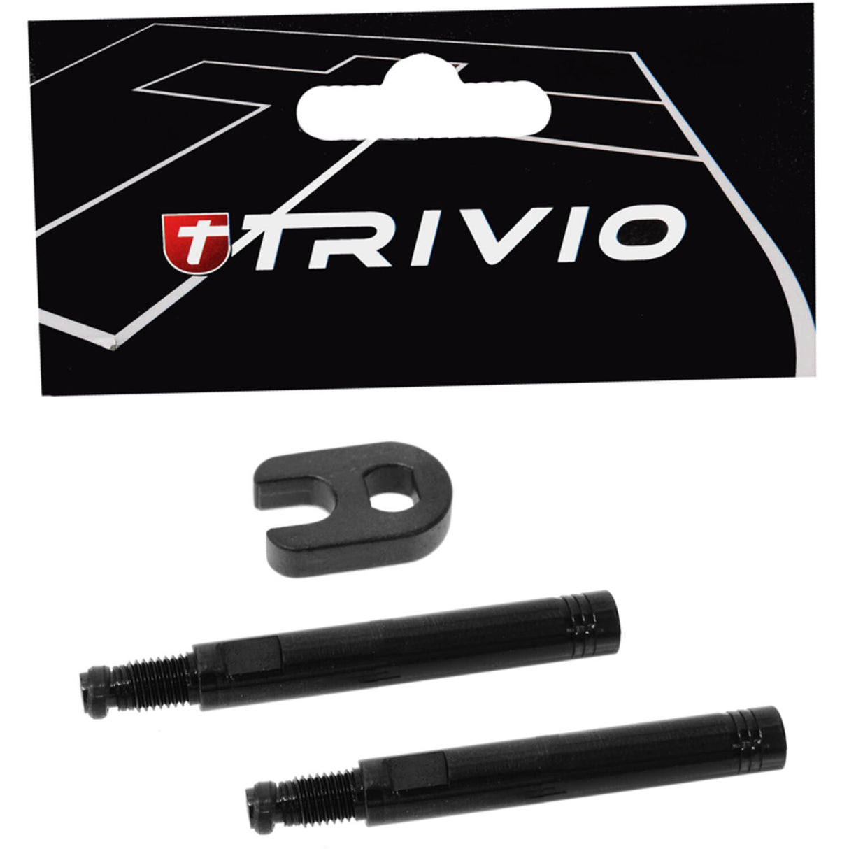 Trivio - kit d'extension de valve noir 40 mm avec outils