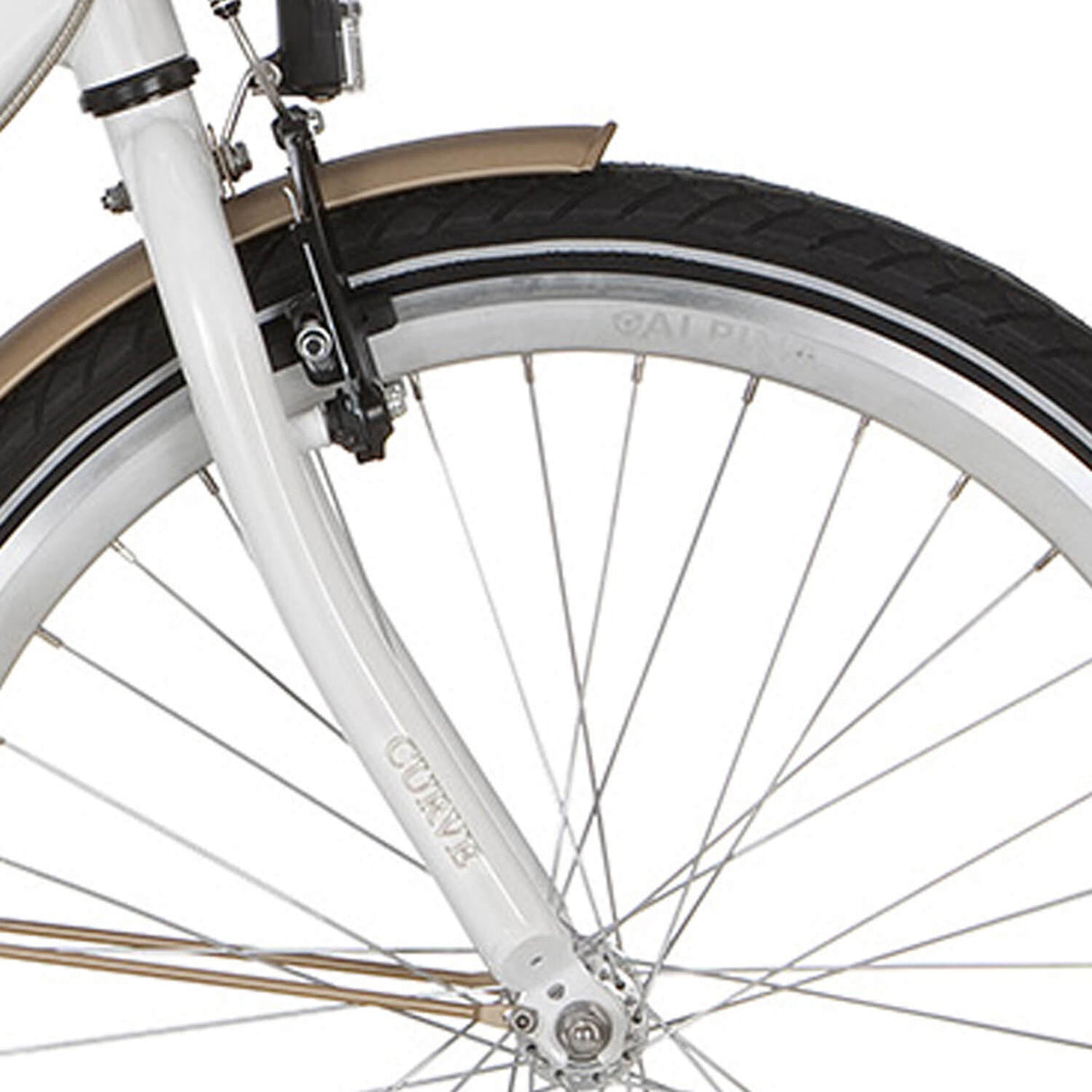 Alpina Fork 24 courbe blanc