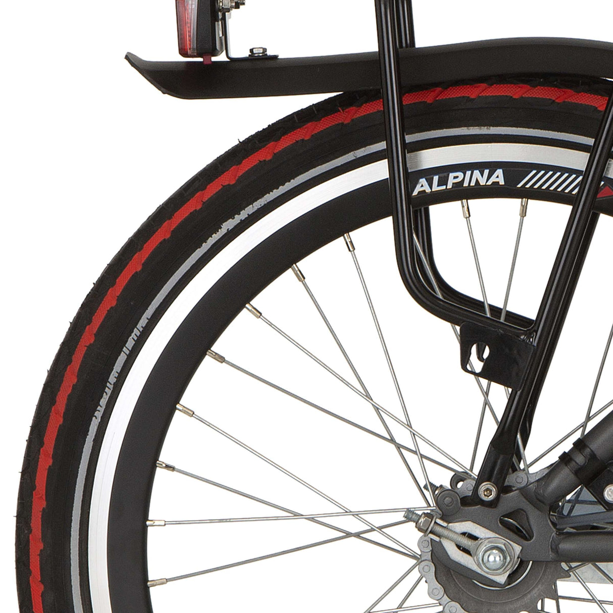 Alpina jeu de garde-boue yabber 20-22 pvc noir