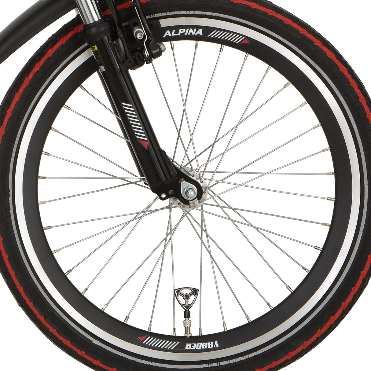 Alpina roue avant 20 hlqc yabber noir zinc spk