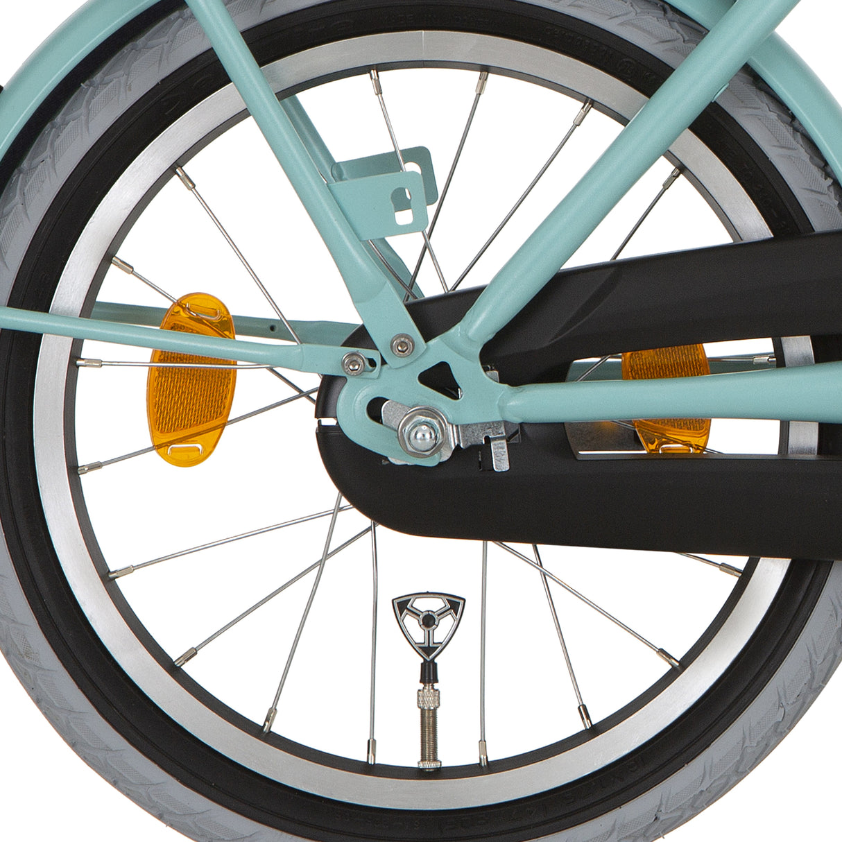 Roue arrière Alpina 16 hlq-10a-1 spk zinc noir