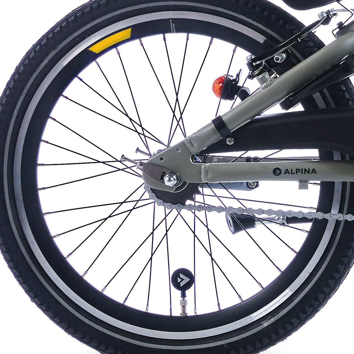 Roue arrière alpina 22 Hlqc Trail Black SW SPK