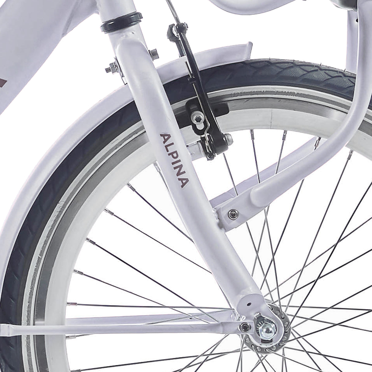 Fourche Alpina 20 clubb rose givré mat