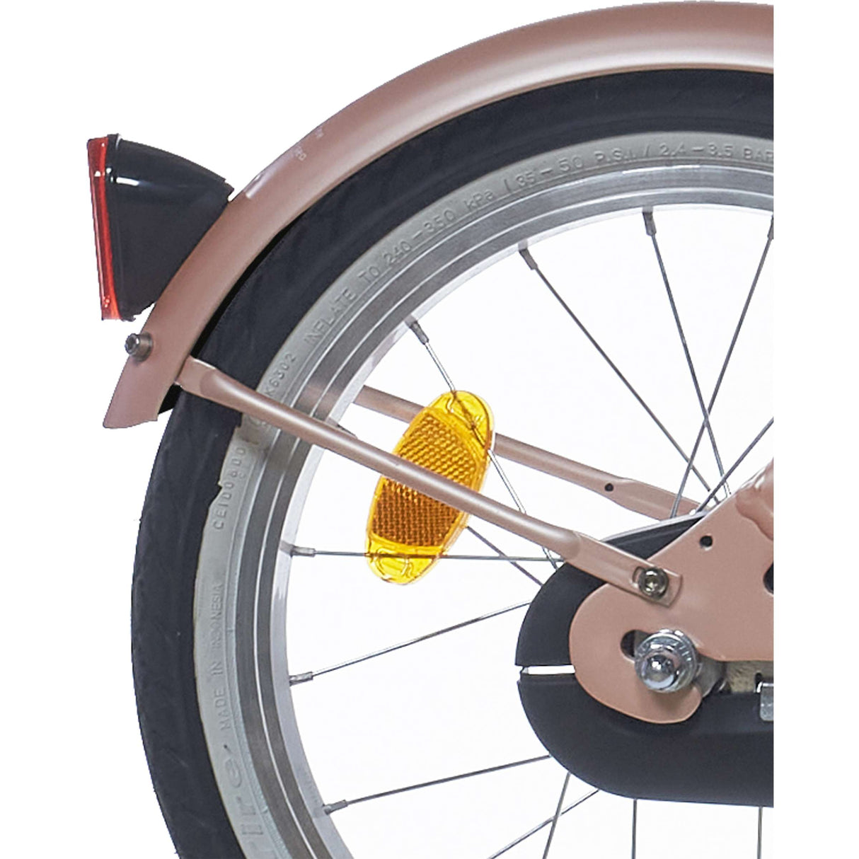 Alpina jeu de garde-boue + tige 18 océan misty rose mat