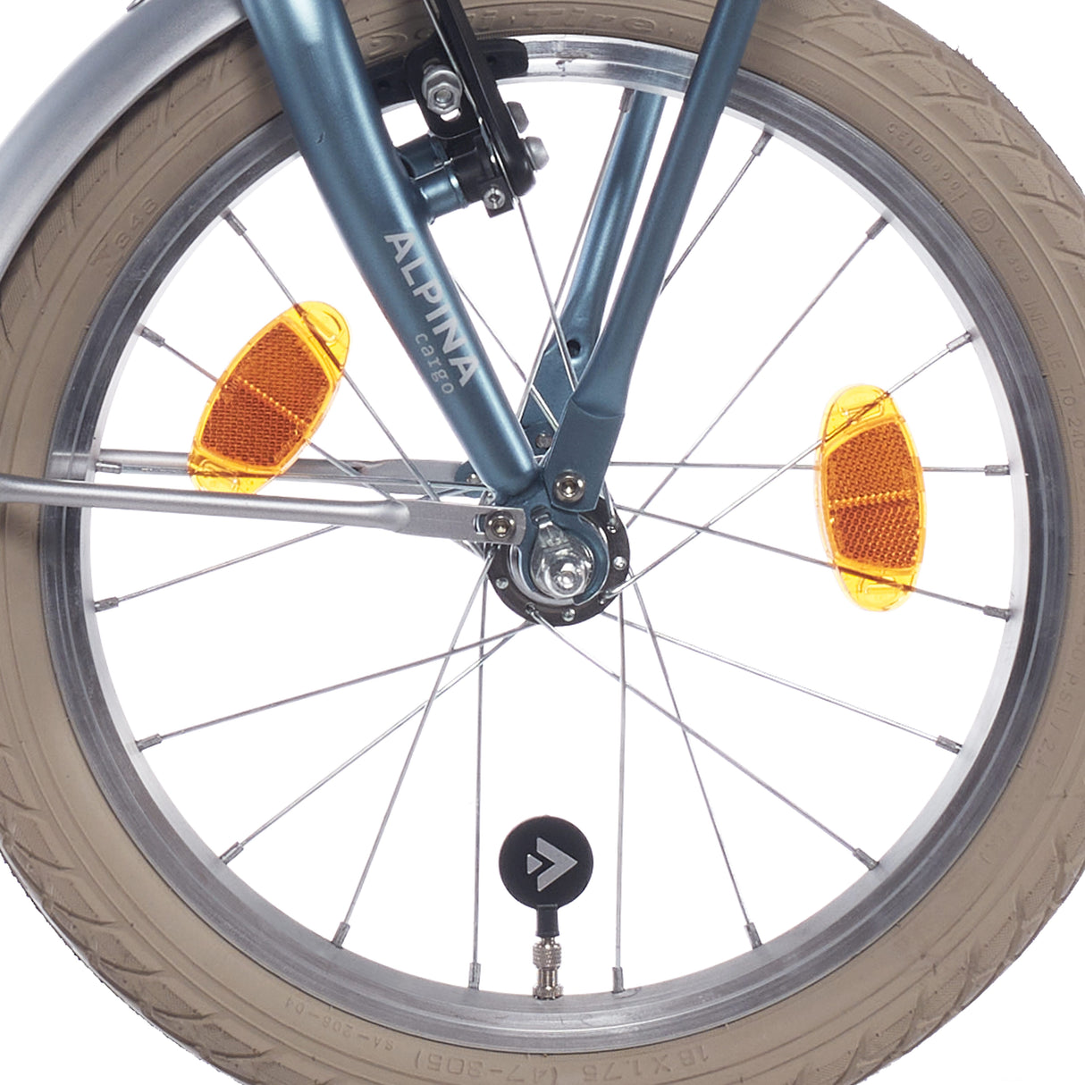 Alpina roue avant 16 hlq-10a-1 argent zinc spk