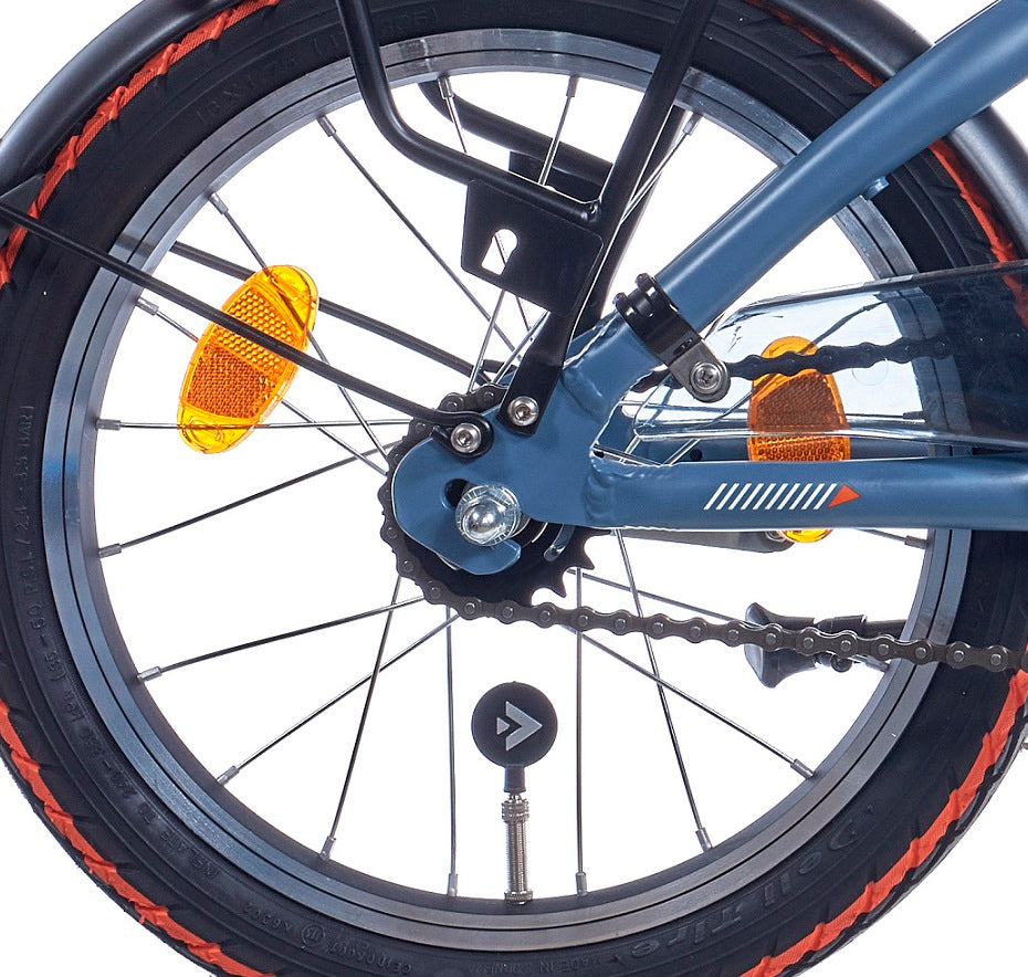 Alpina roue arrière 16 hlq-10a-1 noir mat cnc zinc spk