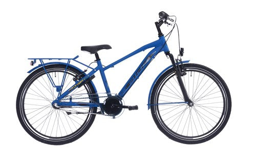 Aldo 26 pouces Peak 2.0 vélo aluminium 3v bleu jaune mat