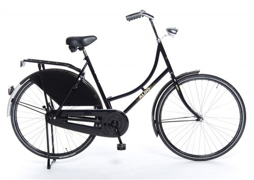 Aldo 28 pouces vélo grand-mère classique noir brillant 61cm